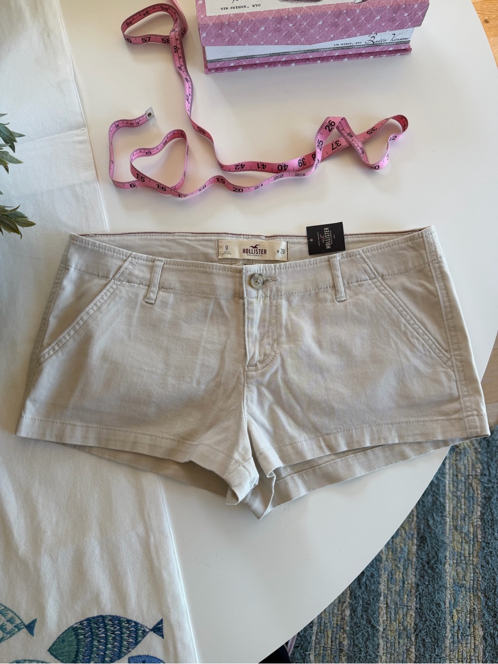 Vintage Low Rise Cotton Shorts